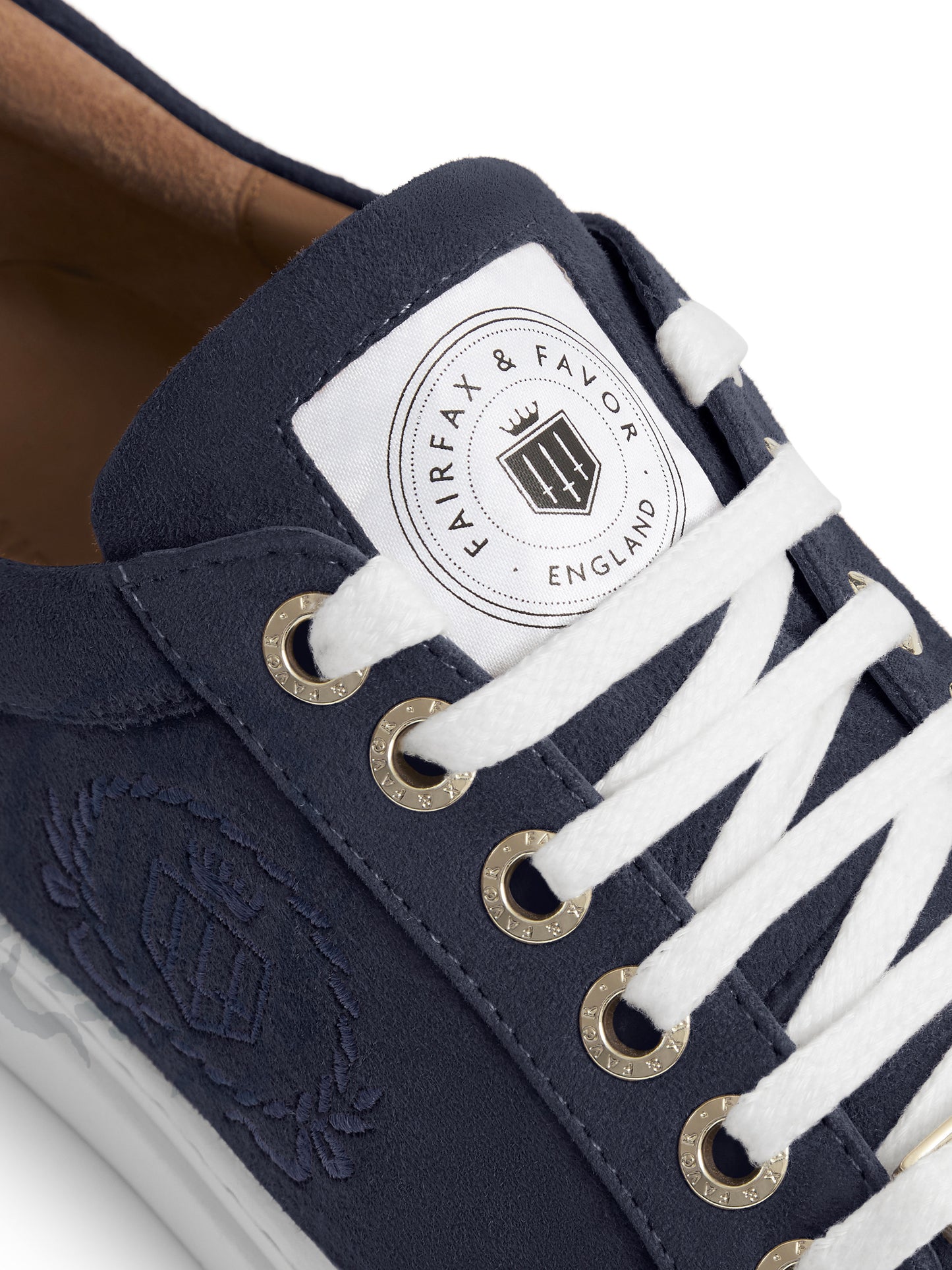 Richmond Trainer - Navy Suede