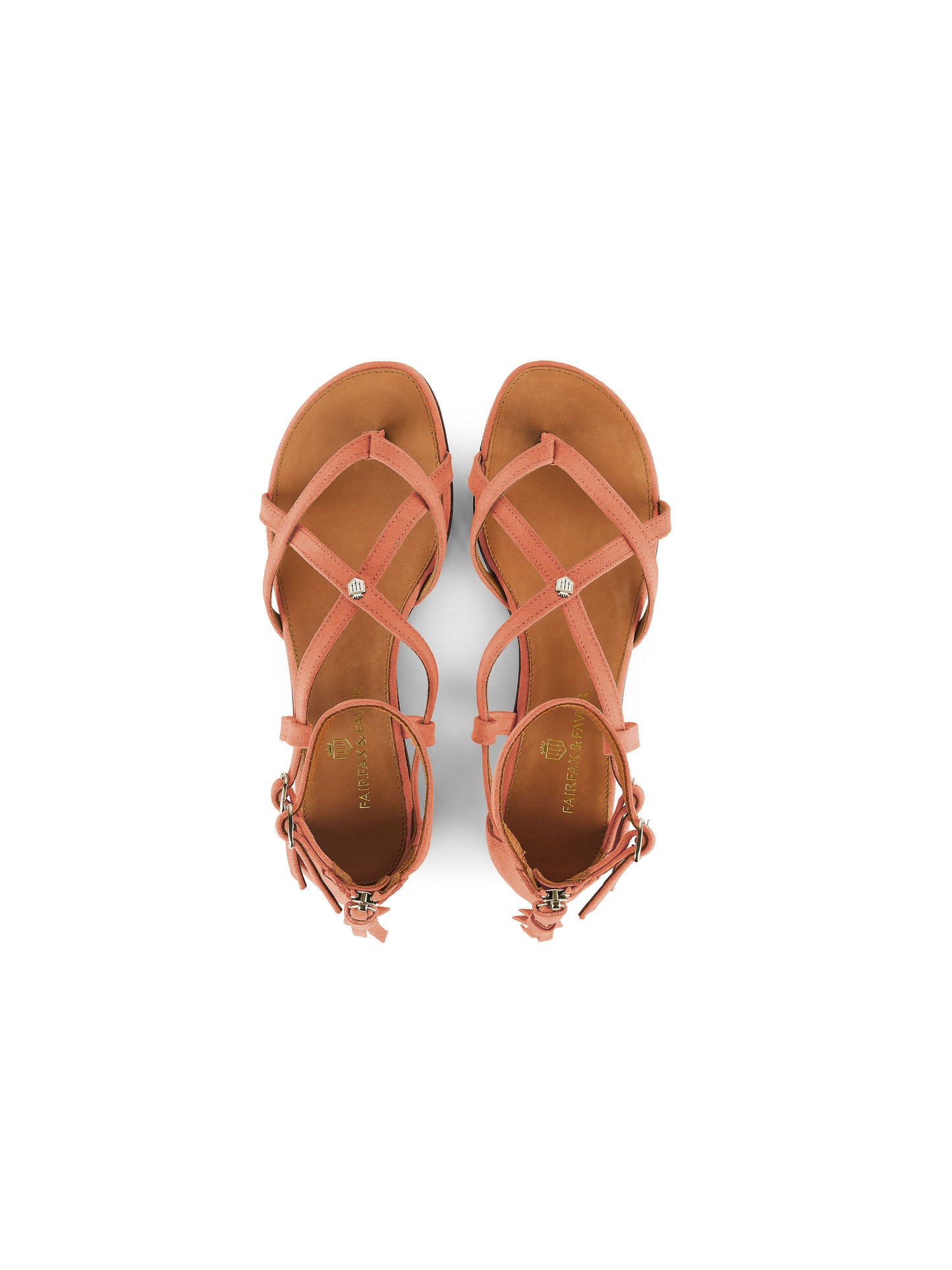 Brancaster Sandal - Melon Suede