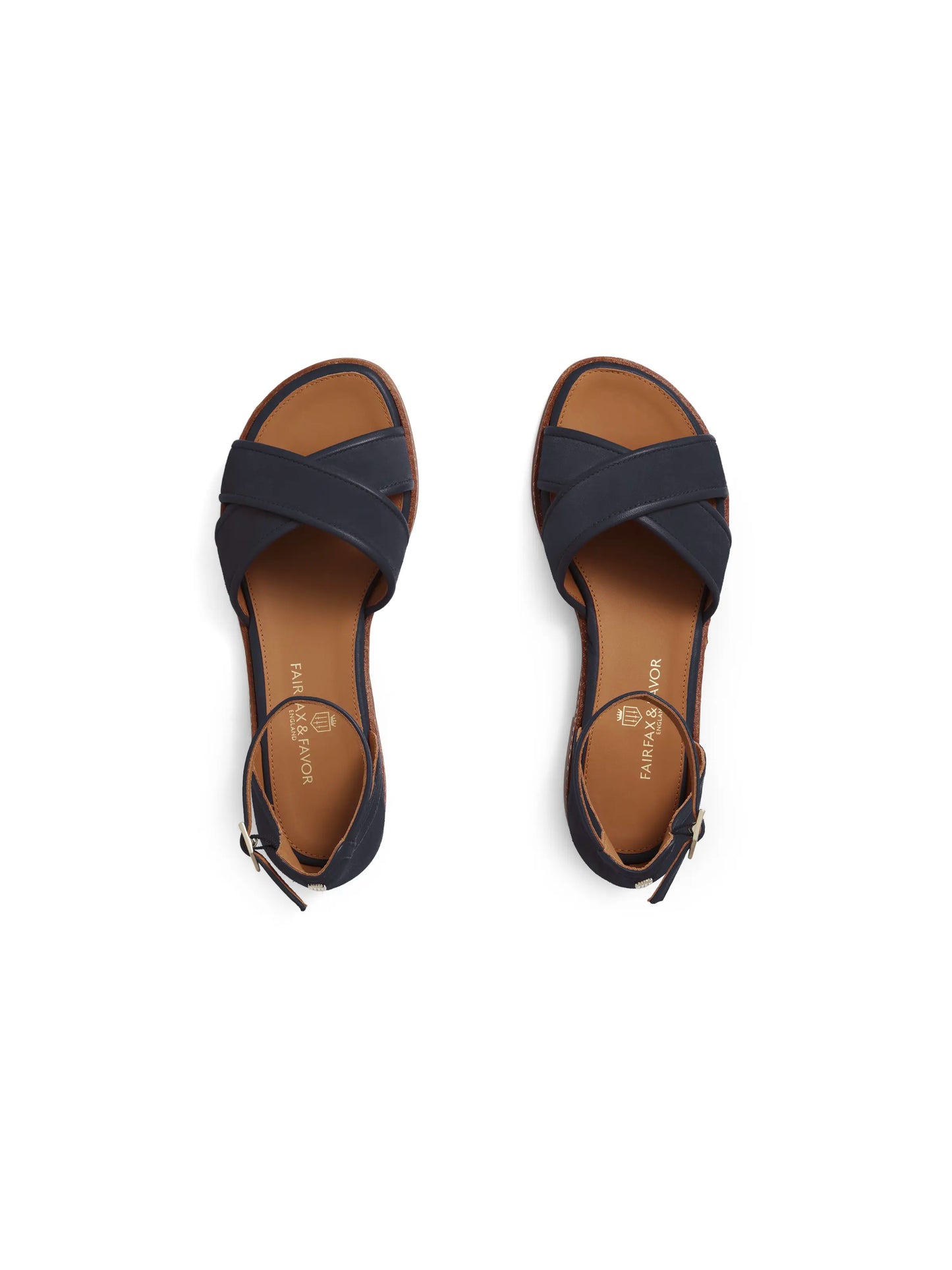 Valencia Sandal - Navy Suede