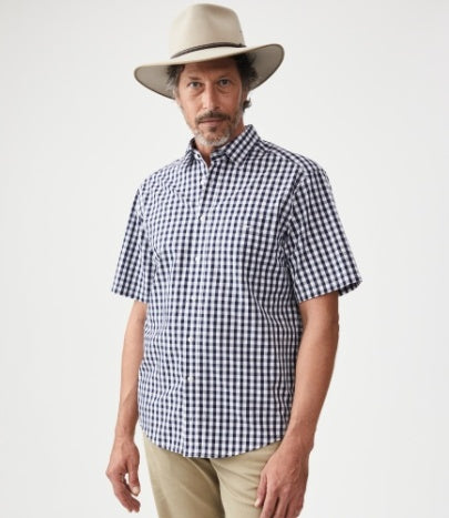 Hervey Shirt - Navy/White