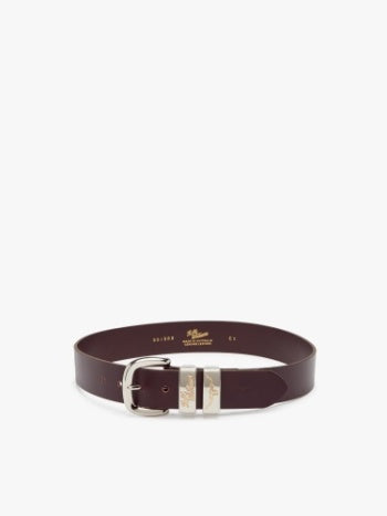 Drover Belt - Chestnut with Nickel/Brass Buckle