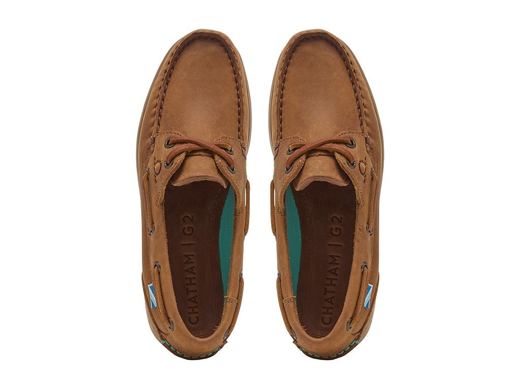 Deck Lady II G2 Premium Leather Boat Shoes - Walnut