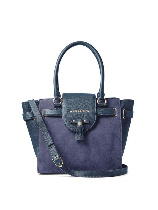 Windsor Tote - Ink Suede