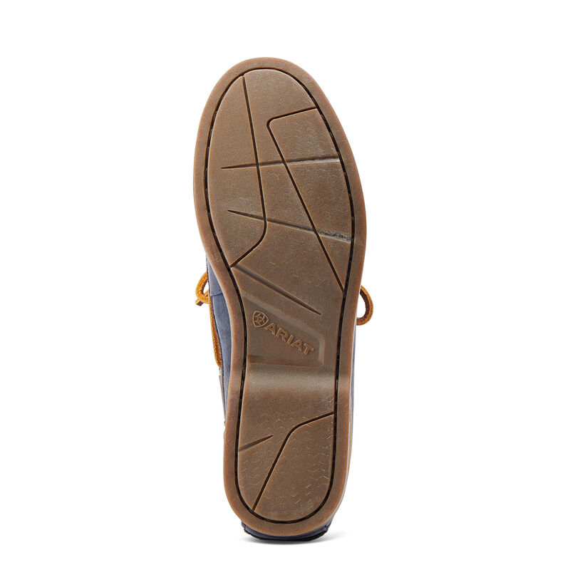 Women's Antigua Boat Shoe - Navy/Chocolate