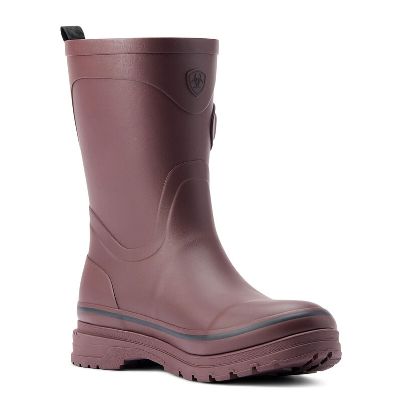 Kelmarsh Mid Rubber Boot - Maroon