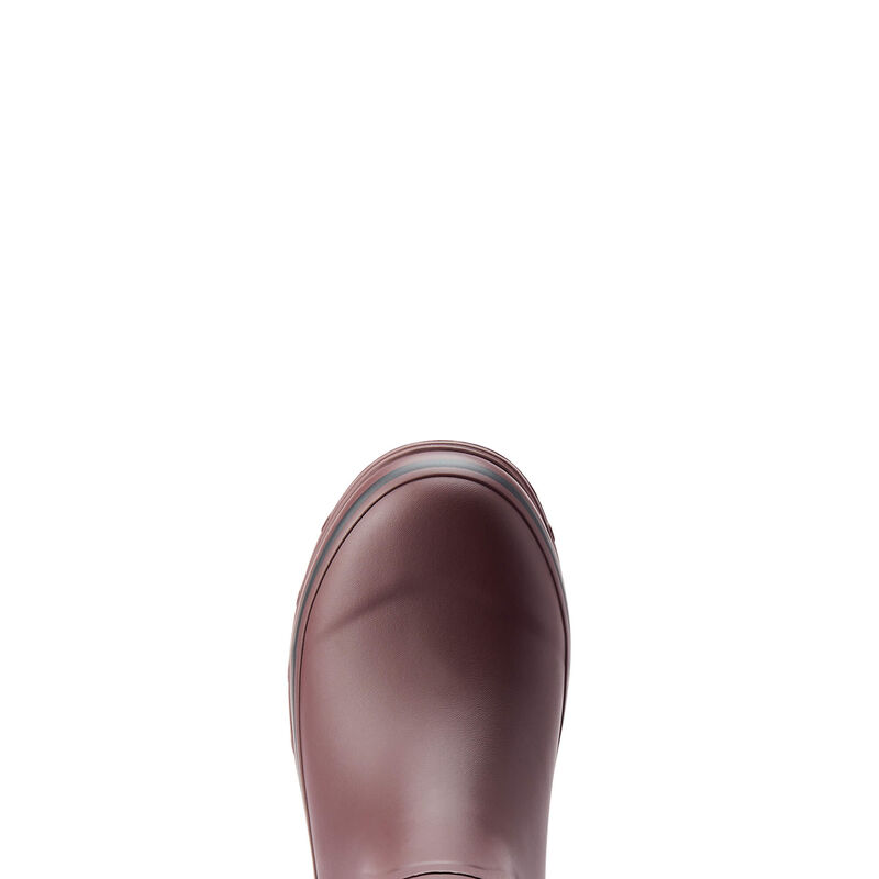Kelmarsh Mid Rubber Boot - Maroon