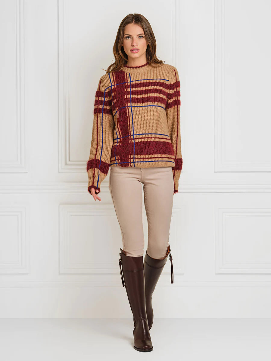 Heeled Regina - Mahogany Leather