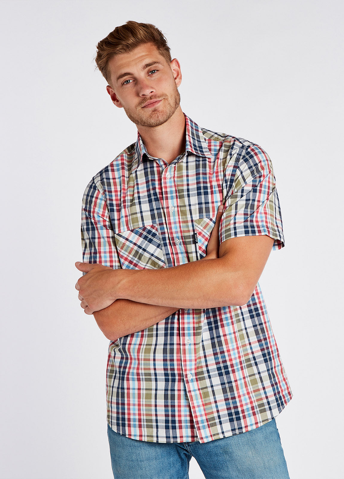 Blueberry Shirt - Navy Multi