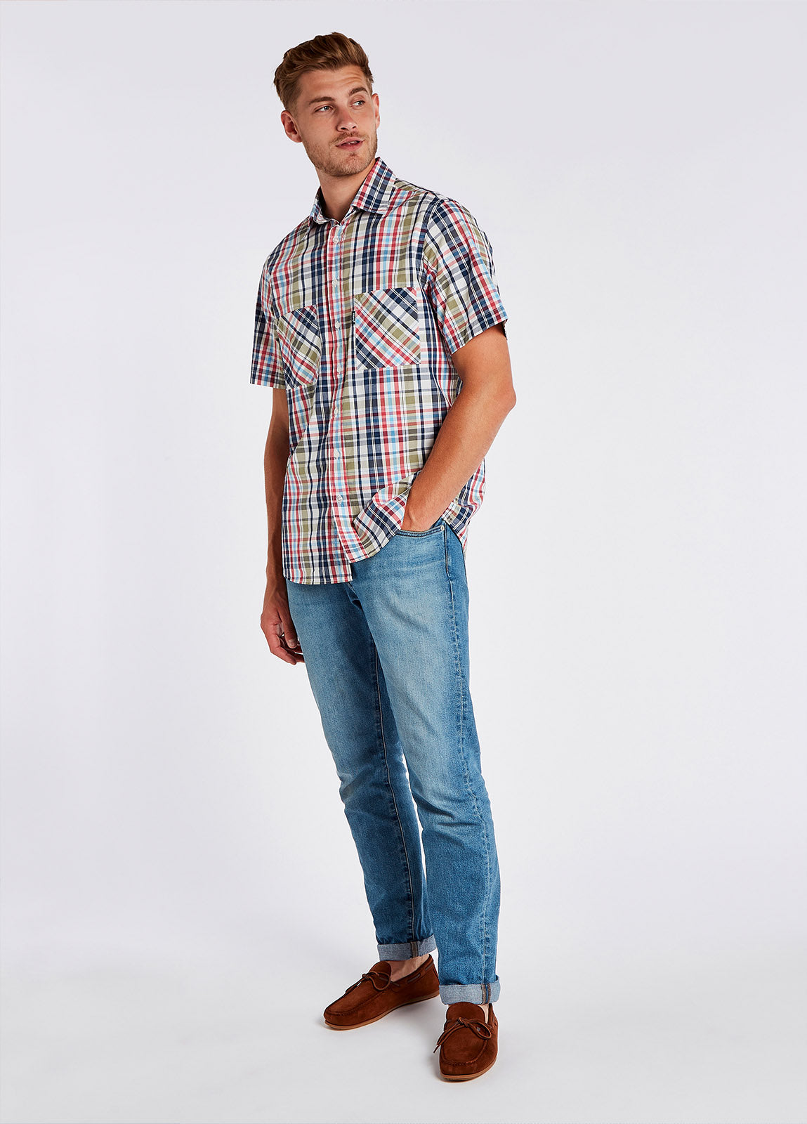 Blueberry Shirt - Navy Multi