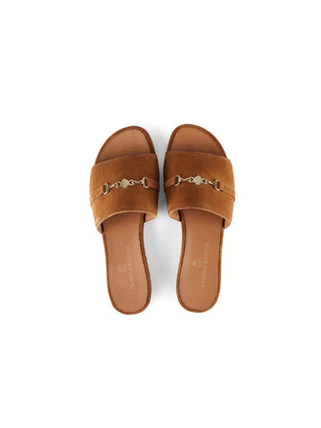 Heacham Sandal - Tan Suede