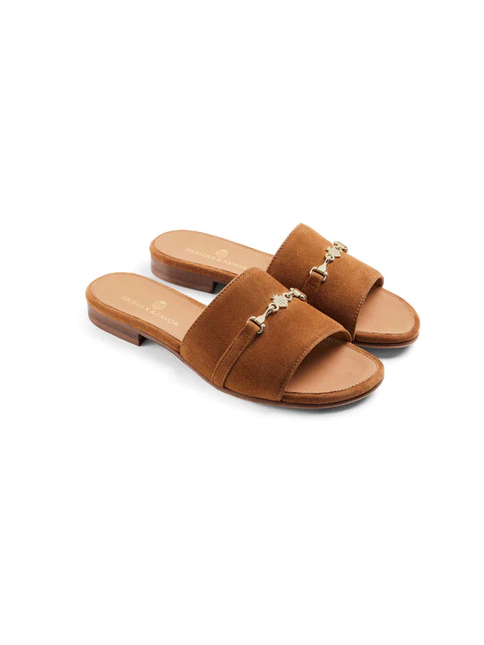 Heacham Sandal - Tan Suede