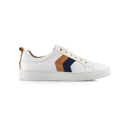 Alexandra Trainer - with Tan/Navy Suede