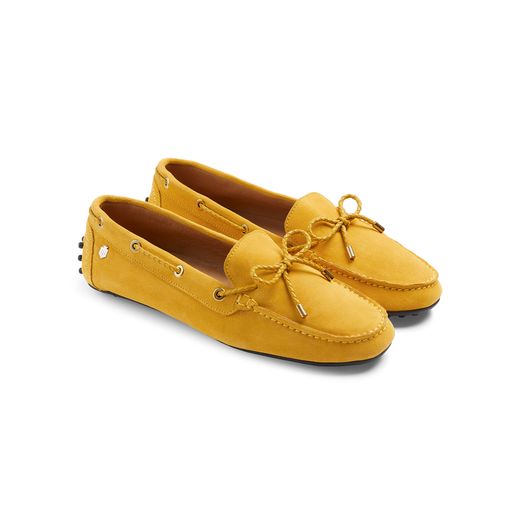 Henley Driver - Mango Suede