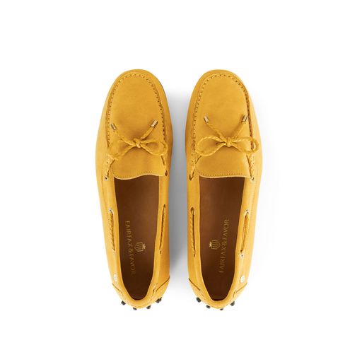 Henley Driver - Mango Suede