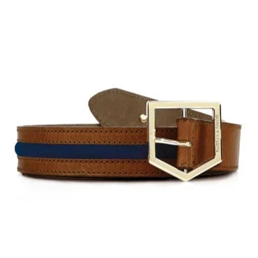 Hampton Belt - Tan/Navy