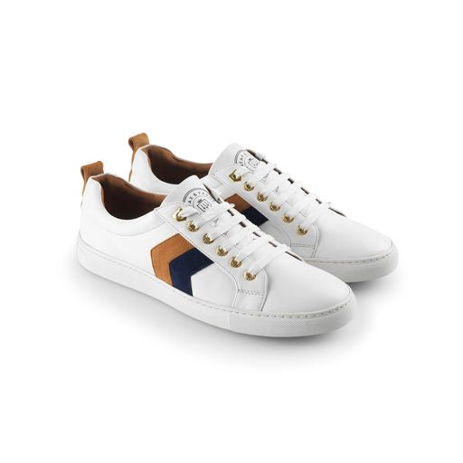 Alexandra Trainer - with Tan & Navy Suede