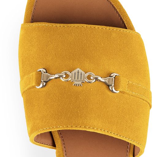 Heacham Sandal - Mango Suede