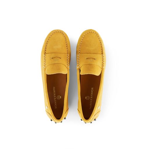 Hemsby Driver - Mango Suede