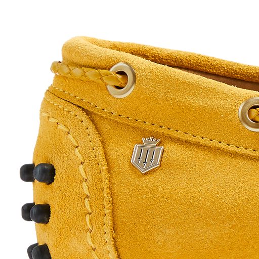 Henley Driver - Mango Suede