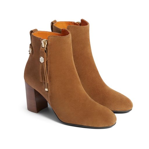 Oakham Ankle Boot - Tan Suede