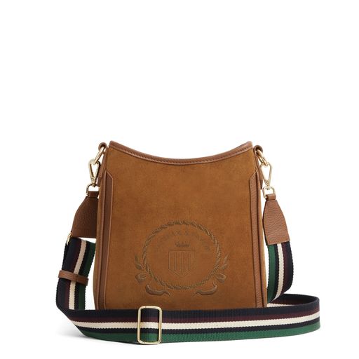 Richmond Messenger Bag Tan Suede