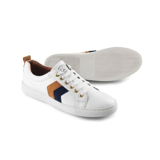 Alexandra Trainer - with Tan & Navy Suede