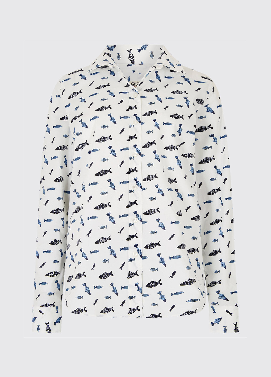 Cherryblossom Printed Shirt - White