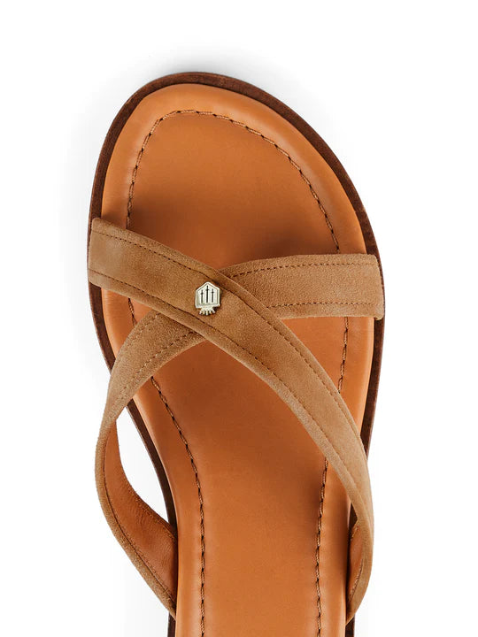 Holkham Sandal - Tan Suede