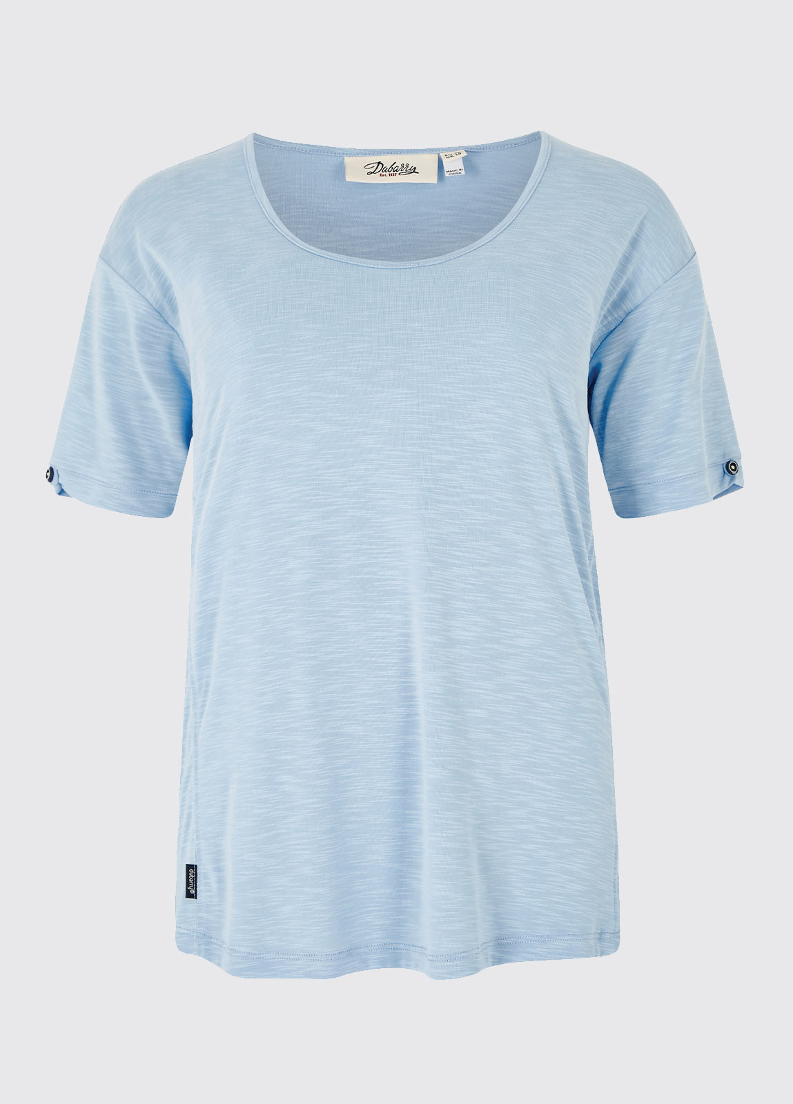 Cloyne Short Sleeved Top - Light Sky