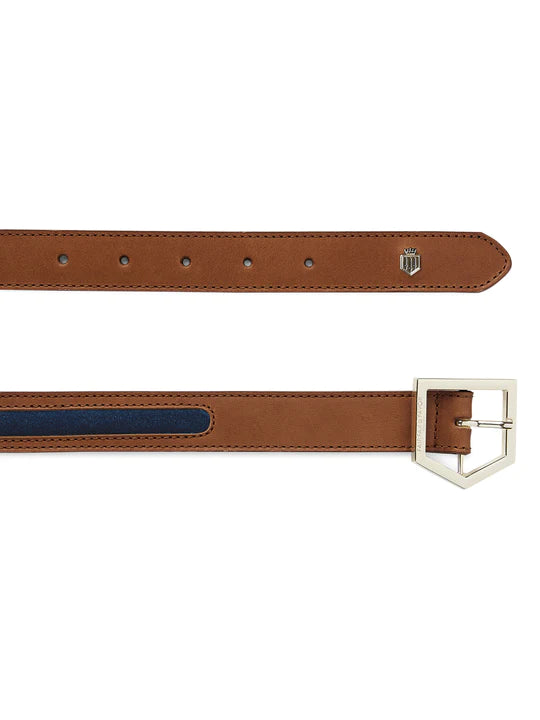 Hampton Belt - Tan/Navy
