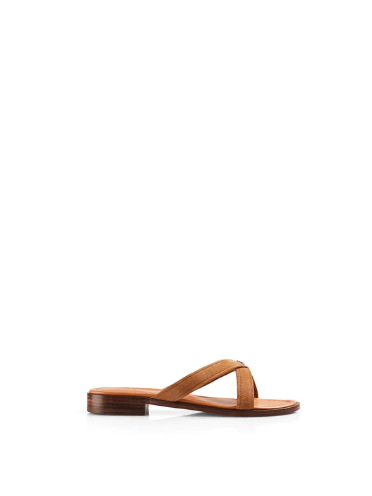 Holkham Sandal - Tan Suede