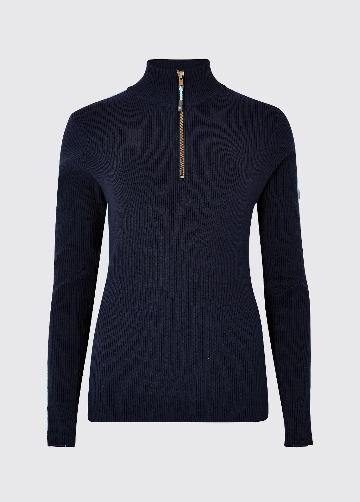 Killglass Zip Neck Sweater - Navy