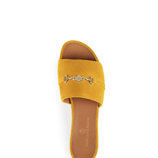 Heacham Sandal - Mango Suede