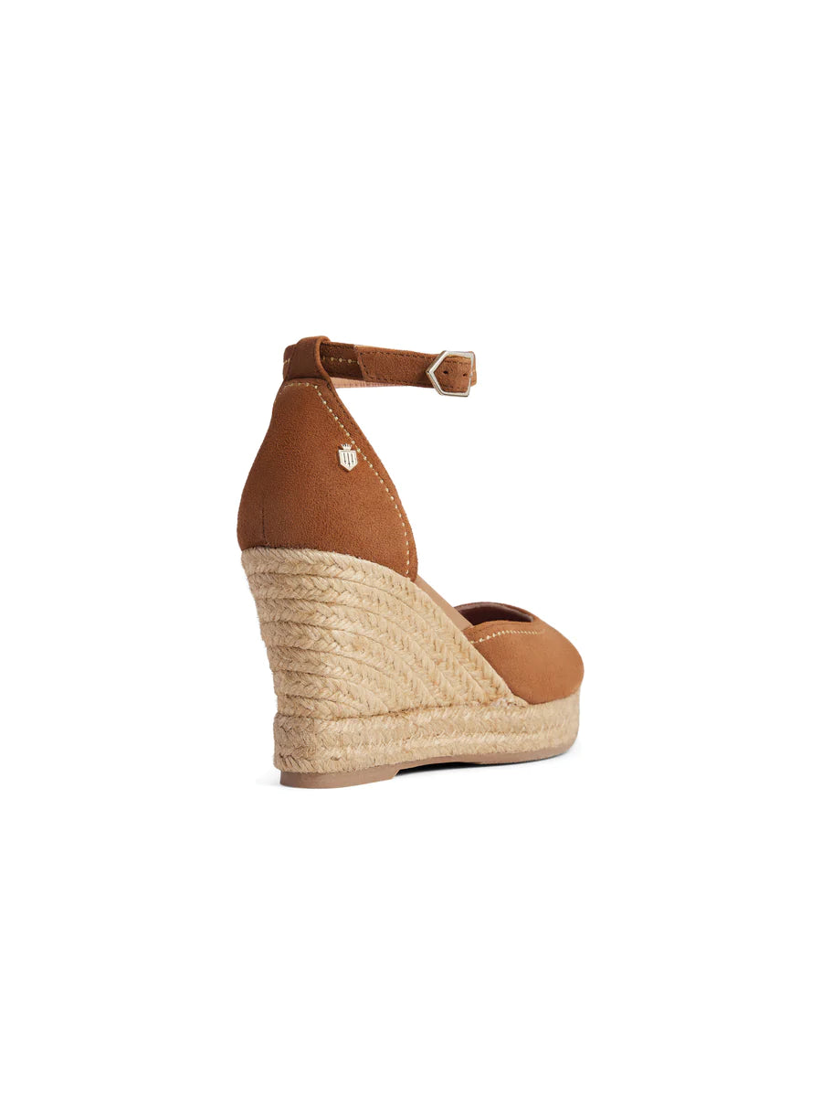 Richmond Wedge - Tan Suede