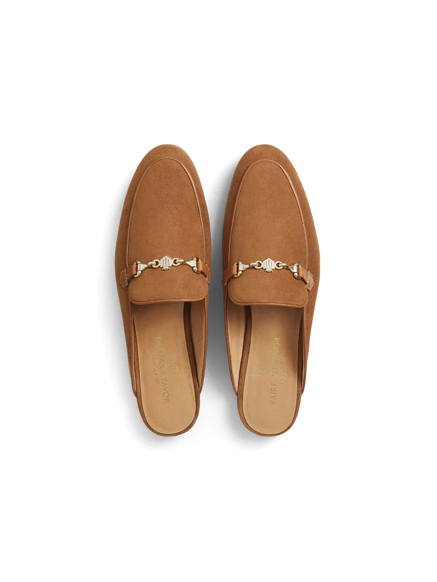 Tuddenham Mule - Tan Suede