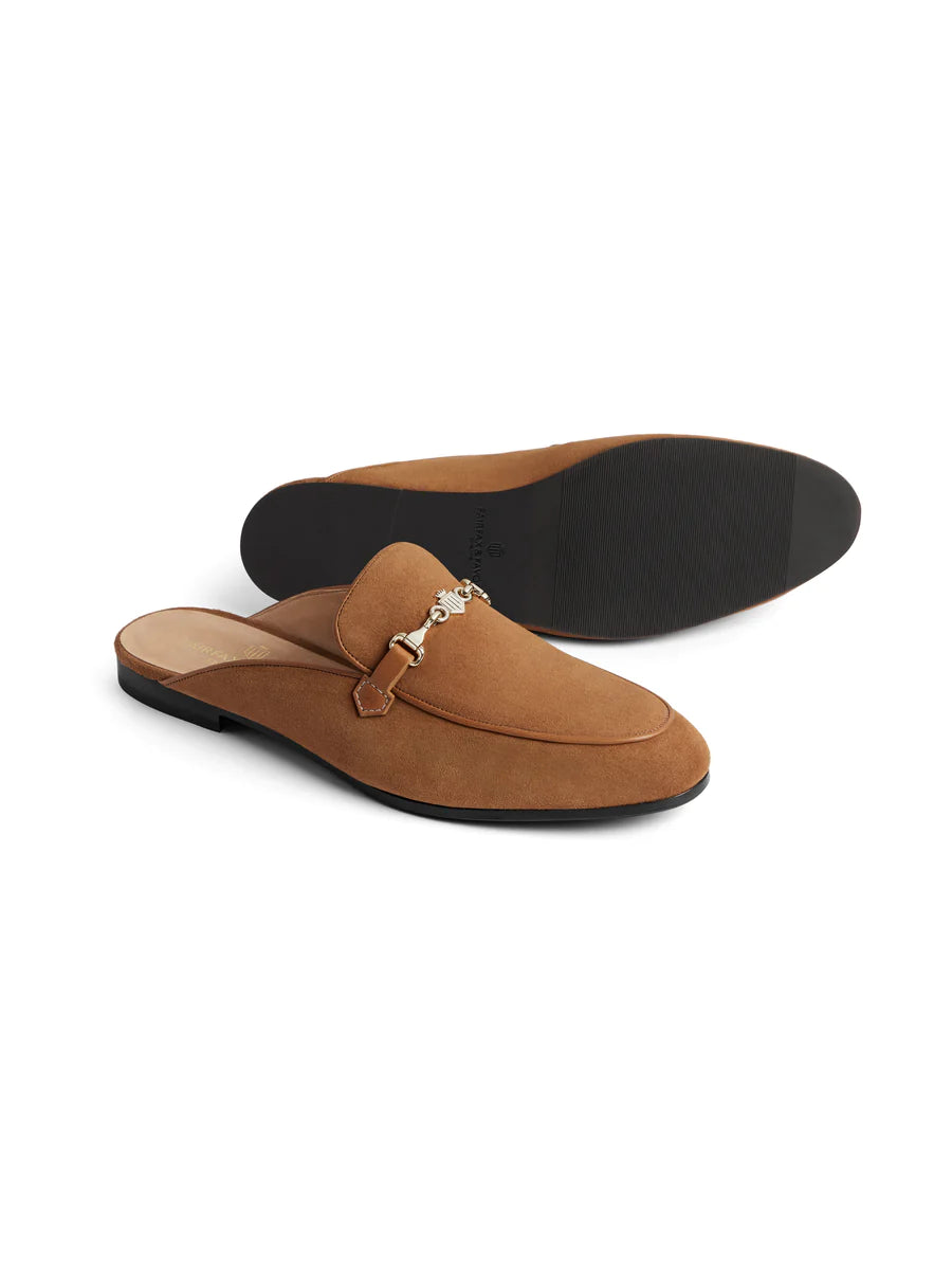 Tuddenham Mule - Tan Suede