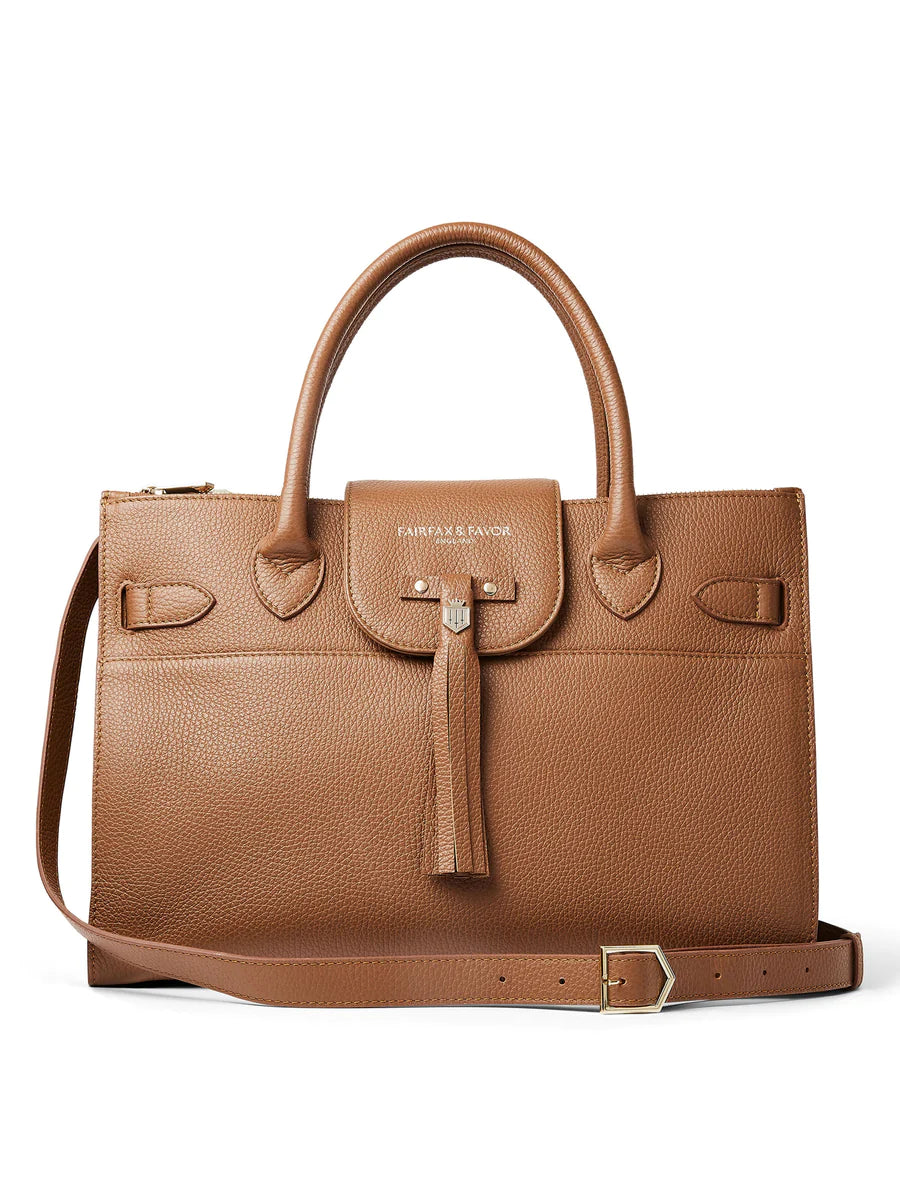 Windsor Work Bag - Tan Leather