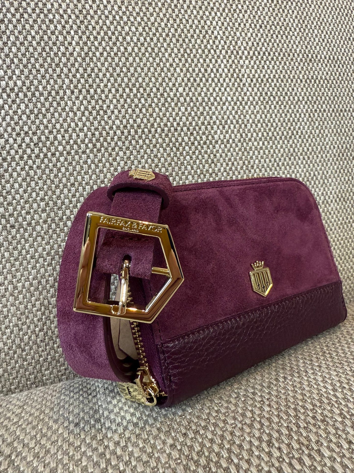 Sennowe Belt - Elderberry Suede