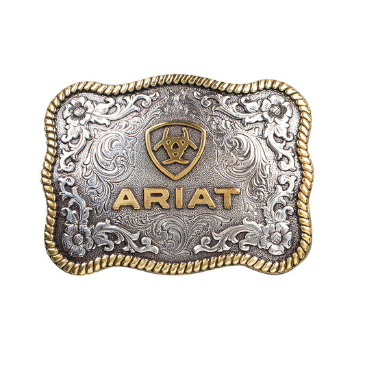 Rectangular Edged Buckle - Silver