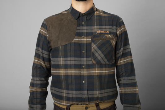 Jarne Shooting L/S Shirt - Dark Olive