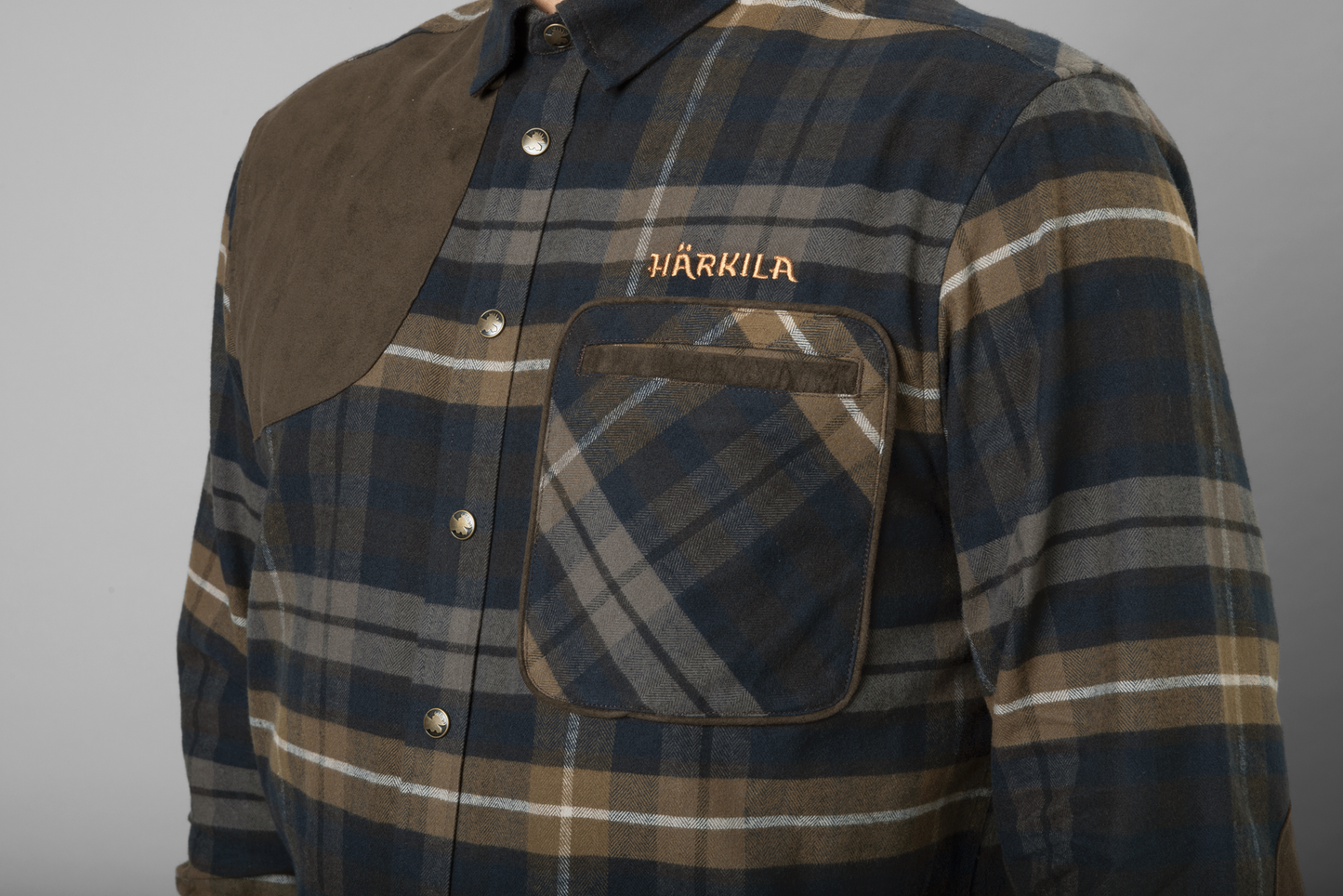 Jarne Shooting L/S Shirt - Dark Olive