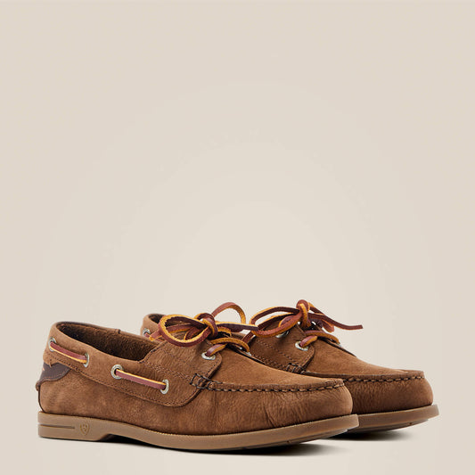 Women's Antigua Boat Shoe - Chocolate Brown