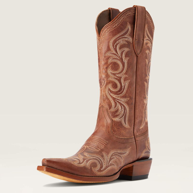 Hazen Western Boot - Whiskey Barrel