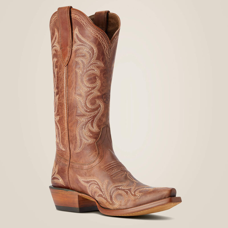 Hazen Western Boot - Whiskey Barrel