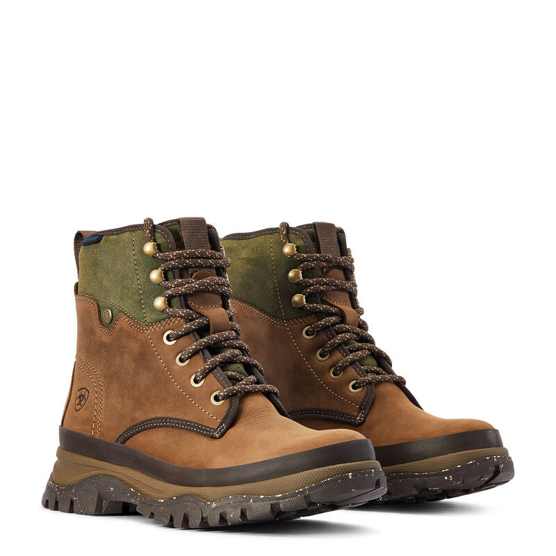 Moresby H2O Waterproof Boot - Oily Distressed Brown/Olive