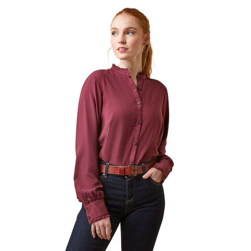 Clarion Blouse - Tawny Port