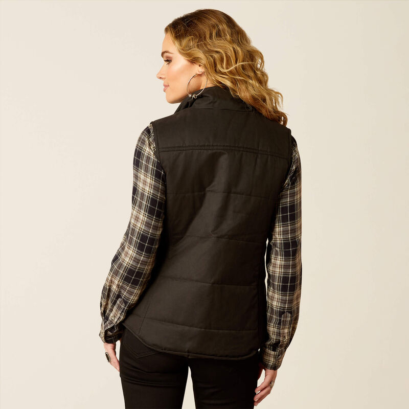 Grizzly Quilted Gilet - Black