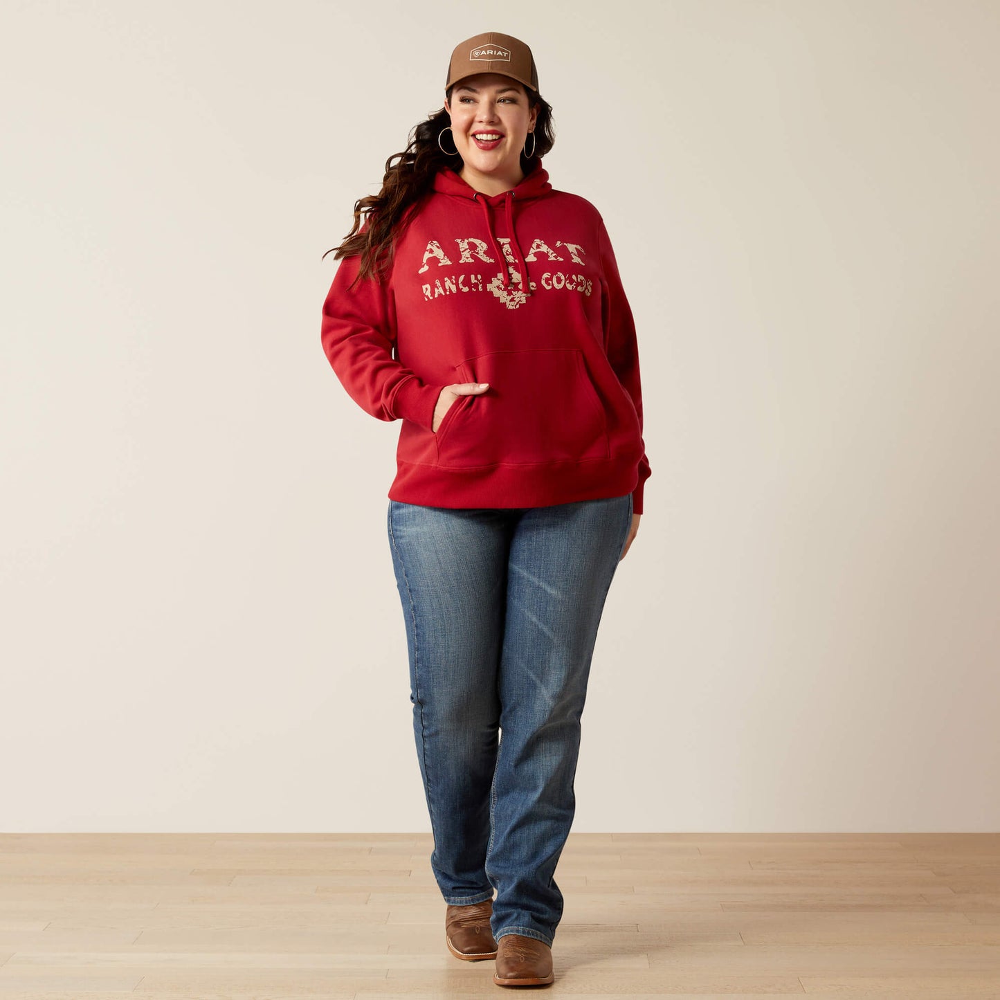 Ranch Goods Hoodie - Rio Red