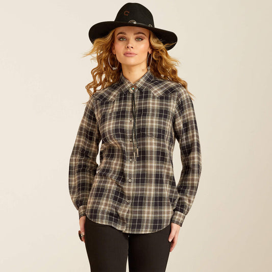 Billie Jean Western Shirt - Cheyenne Plaid