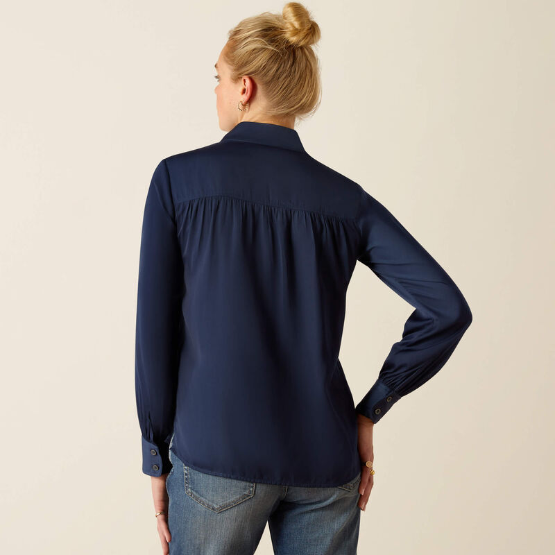 Charolais Blouse - Navy